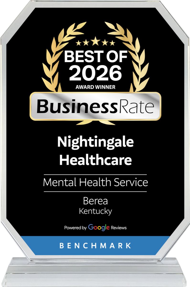 2026 BusinessRate Best Of award for Nightingale Healthcare mental health service in Berea, Kentucky